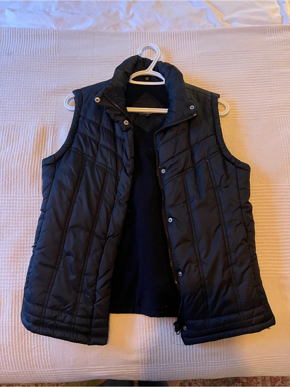 Atmosphere Black Quilted Puffer Vest
